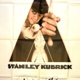 Original cinema poster "Mechanical Orange" 1972 Stanley Kubrick, McDowell...