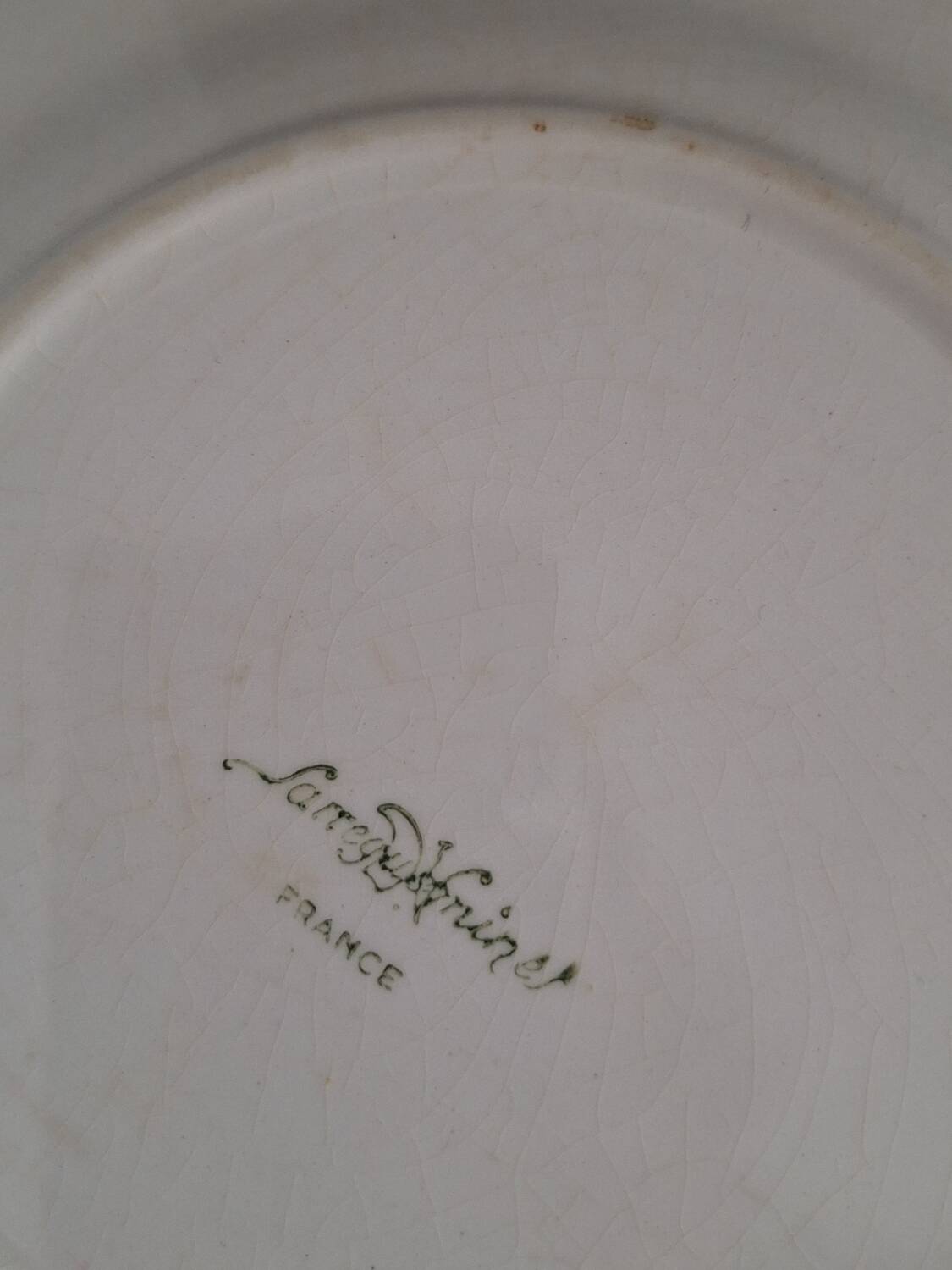 Sarreguemine slush plates