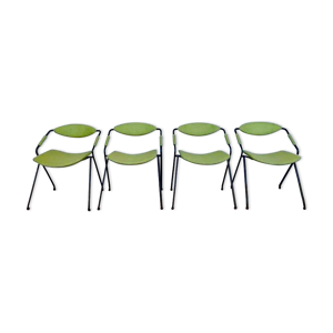 Série de 4 chaises fauteuils