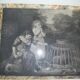 Gravure illustration enfants jouants
