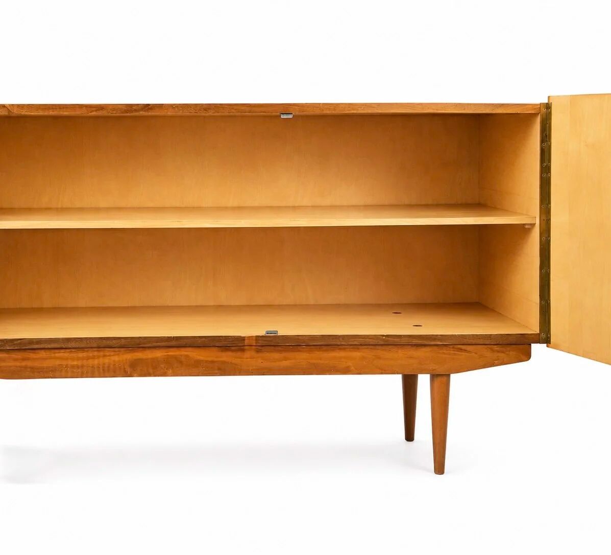1960s vintage German mid-century walnut sideboard