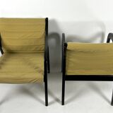 Mid-Century pair of Vivalda lounge chairs by Claudio Salocchi for Sormani. 1960s
