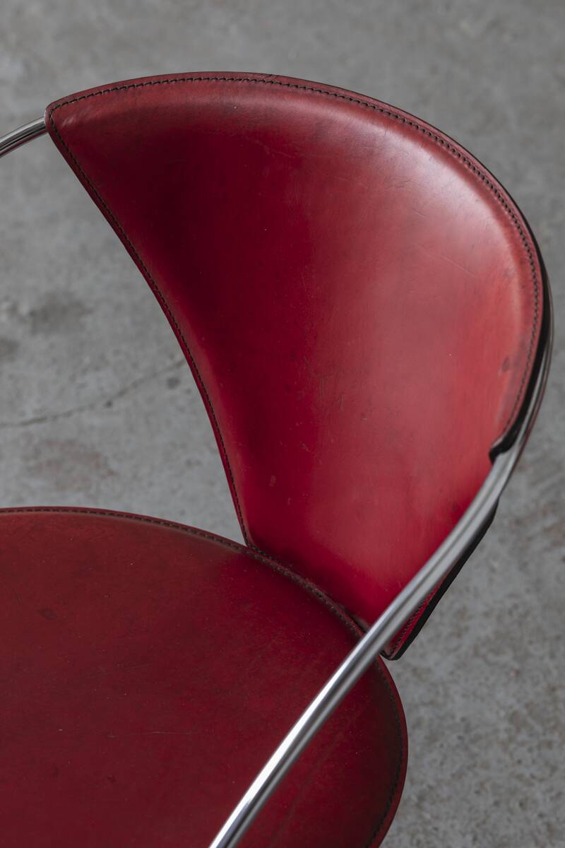 Set of 4 dining chairs 'Linda' by Arrben, Italian design, 1980s