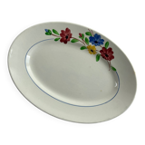 Oval presentation dish Sarreguemines Beausoleil