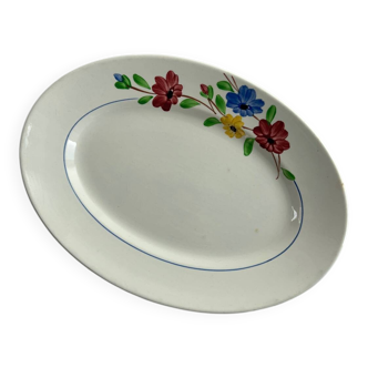 Oval presentation dish Sarreguemines Beausoleil