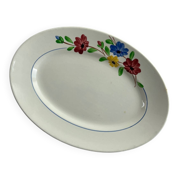 Oval presentation dish Sarreguemines Beausoleil