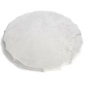 White drapery marble Italy / Neo Classic side / coffee table