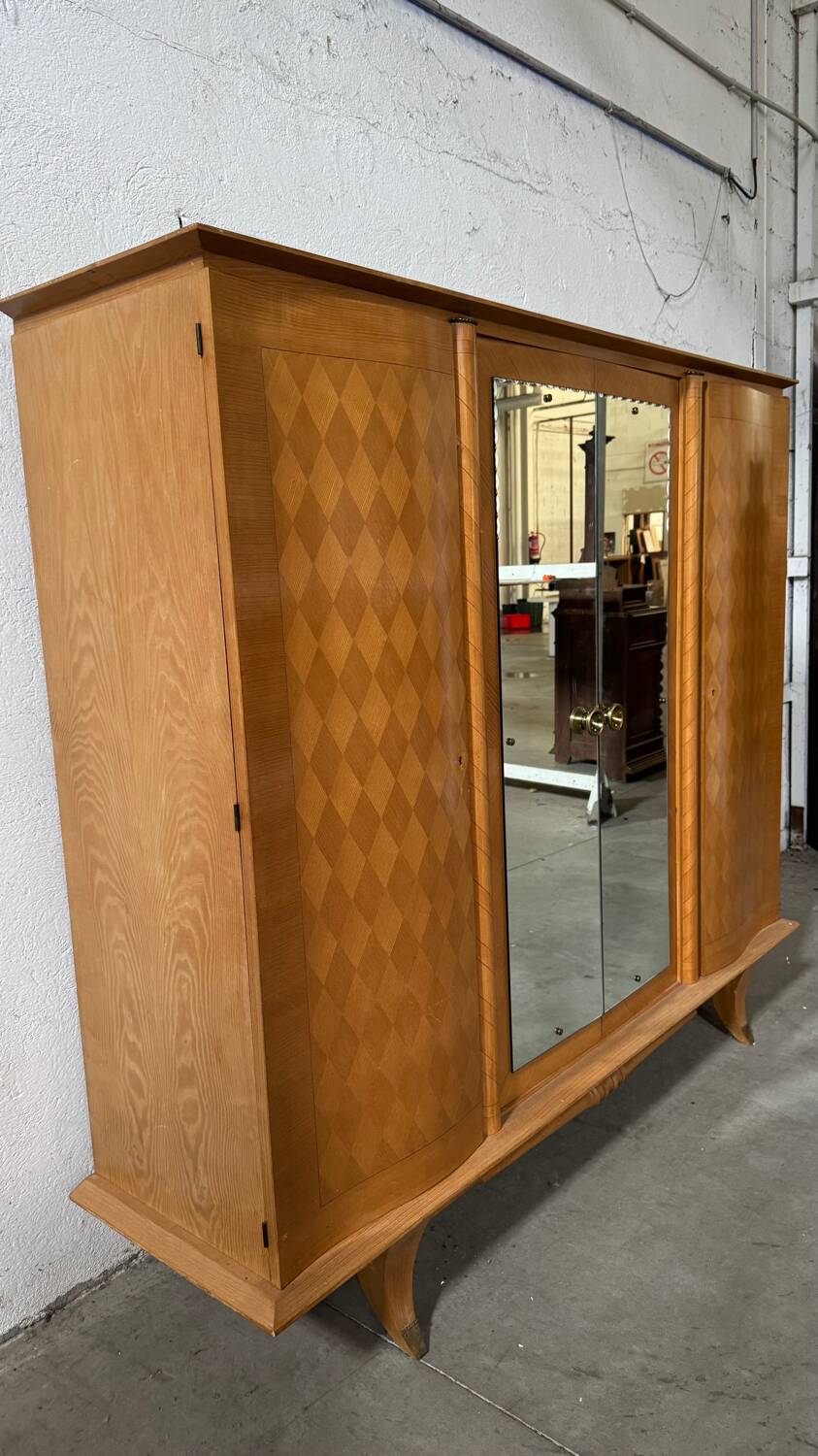 50s/60s mirrored wardrobe