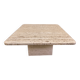 Vintage travertine coffee table, 1970s