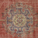 Anatolian handmade vintage rug 273 cm x 212 cm