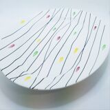 Mid century hand painted platter