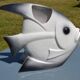 Large vase/sculpture fish from the 1960s.