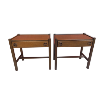 Paire de chevets scandinave