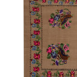 Turkish Aubusson Kilim Rug With Floral and Animal Pattern 100 x 167 cm