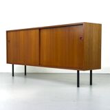 Vintage Teak Sideboard with sliding doors, 1960s