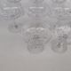 10 crystal champagne coupes from Saint Louis, model VIC.