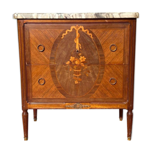 Commode marqueterie et - style louis