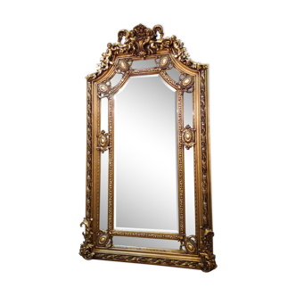 Bevelled mirror 210x120cm