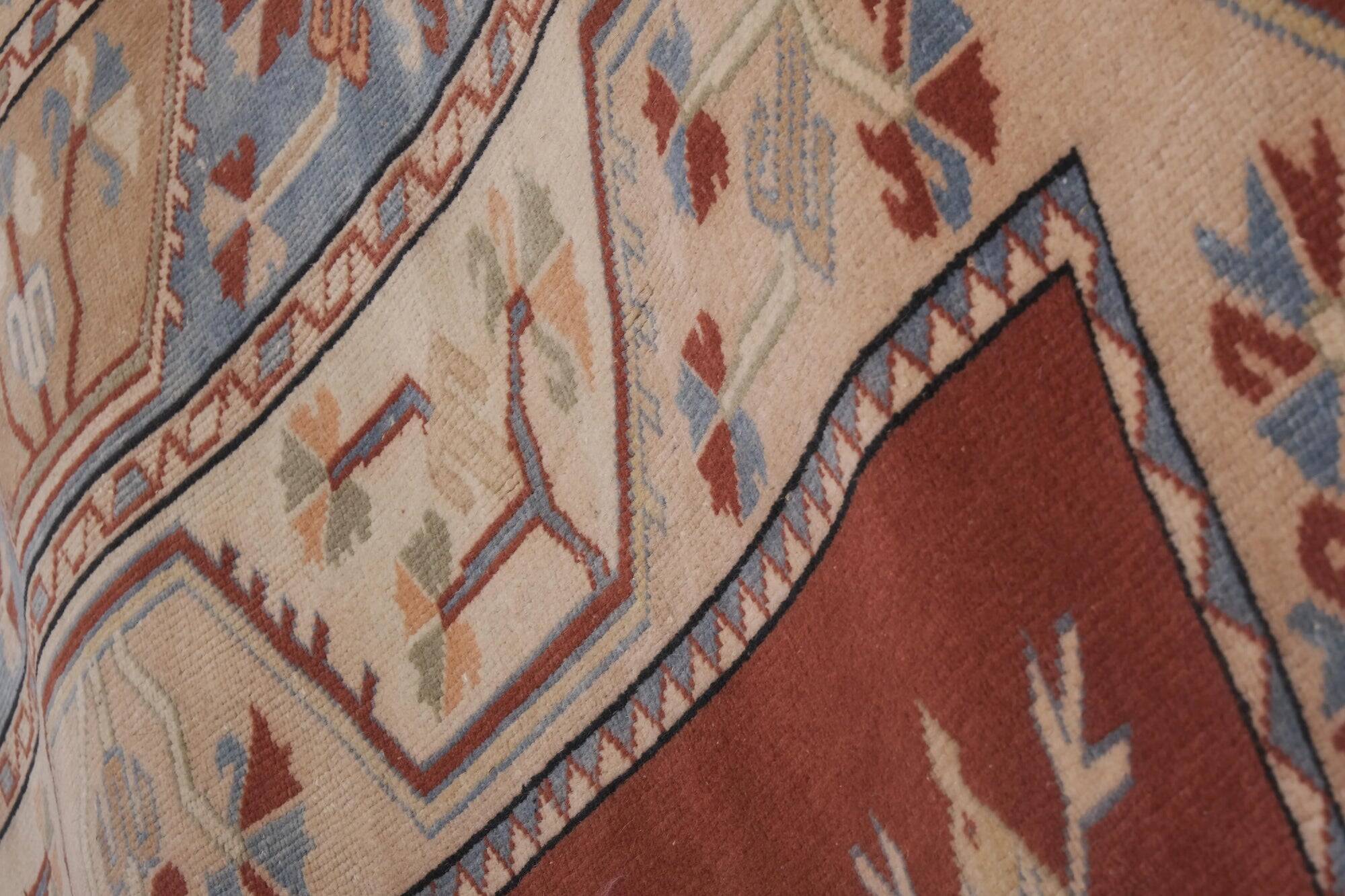 Vintage Turkish Oushak rug 210x230 cm