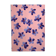 Original gouache on paper from Editions JEHLEM, floral decoration (purple), twentieth century, Paris