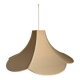 Large petal pendant in pink fabric