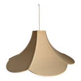 Grande Suspension pétale en tissu rosé