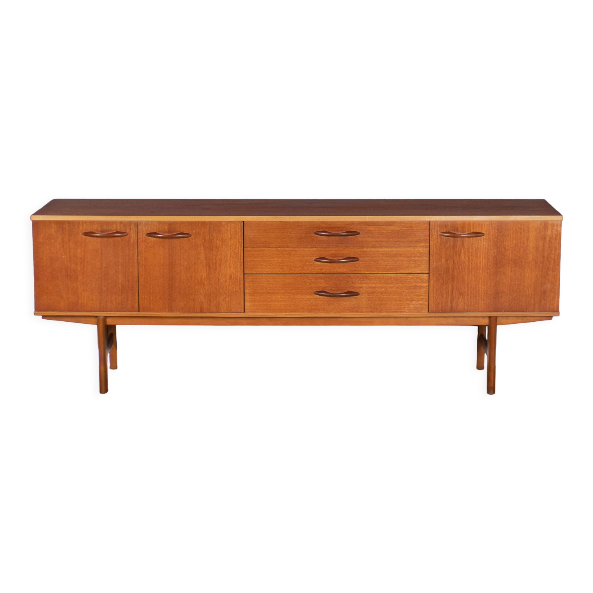 Retro teak 1960s avalon long mid century sideboard