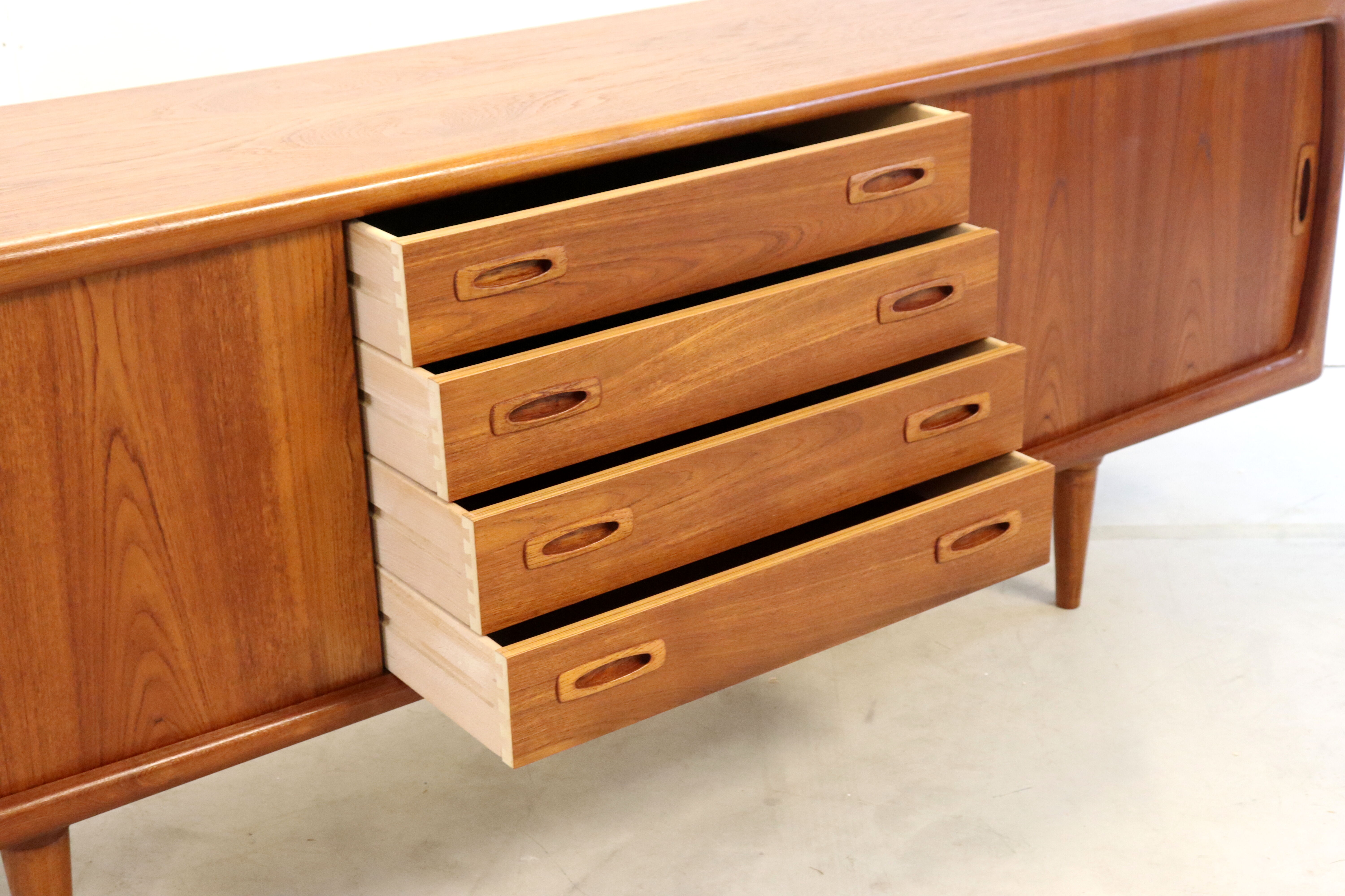 Danish Designer Sideboard H.P. Hansen 'Torod' | 220 CM