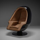 Original Lee West ‘Alpha’ Stereo Egg Chair, USA 1968