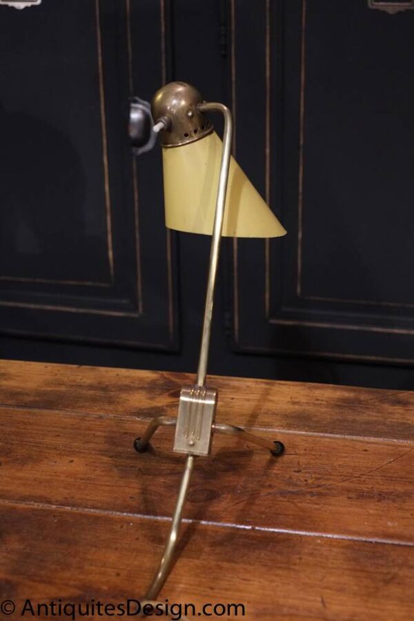 lampe vintage Jumo modele cocotte tres rare en laiton