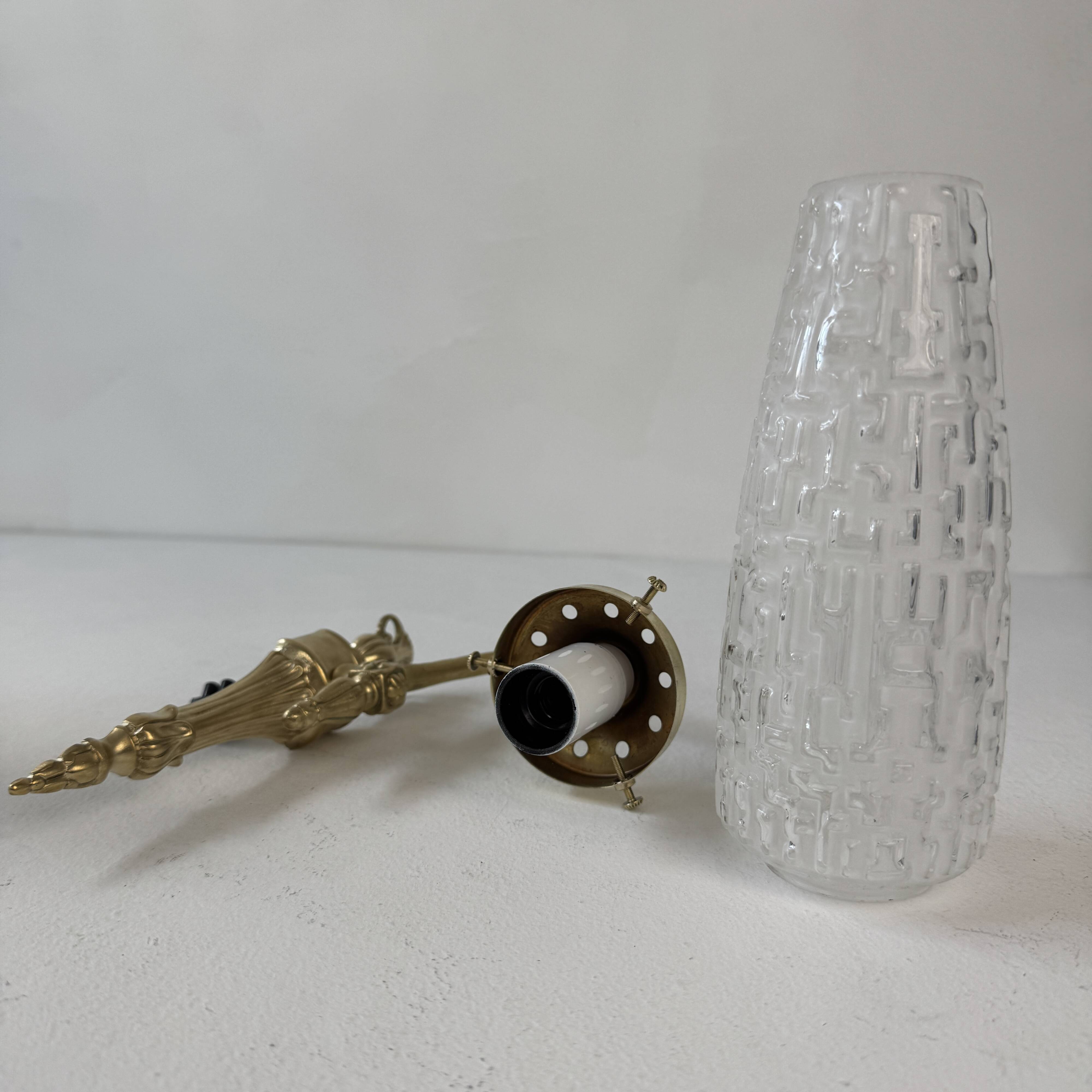 PAIR OF OLD VINTAGE WALL LIGHTS 1950