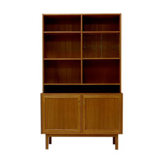 Mid Century Modern Scandinavian Teak Bookcase 1960s