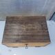 Old Malle Box Wood Storage - Vintage Key Clasp