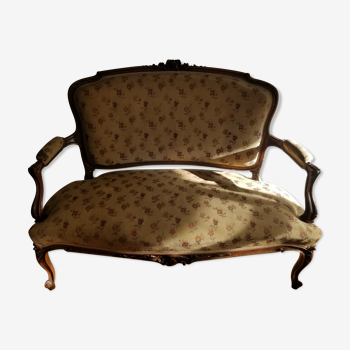 Louis XV bench and his chair