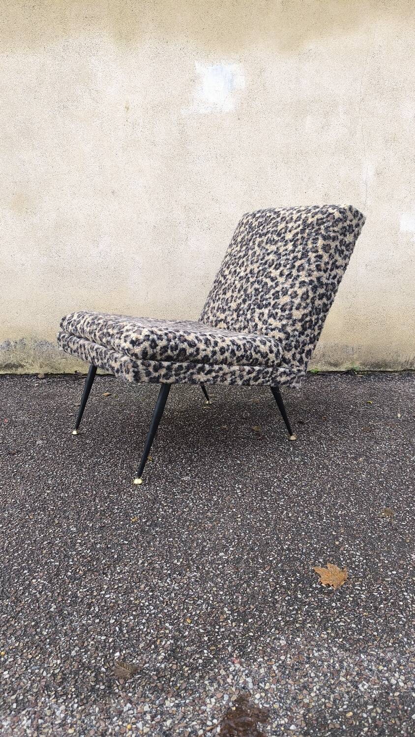 50s bouclette armchair