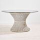 Rattan and bamboo set, set of 5