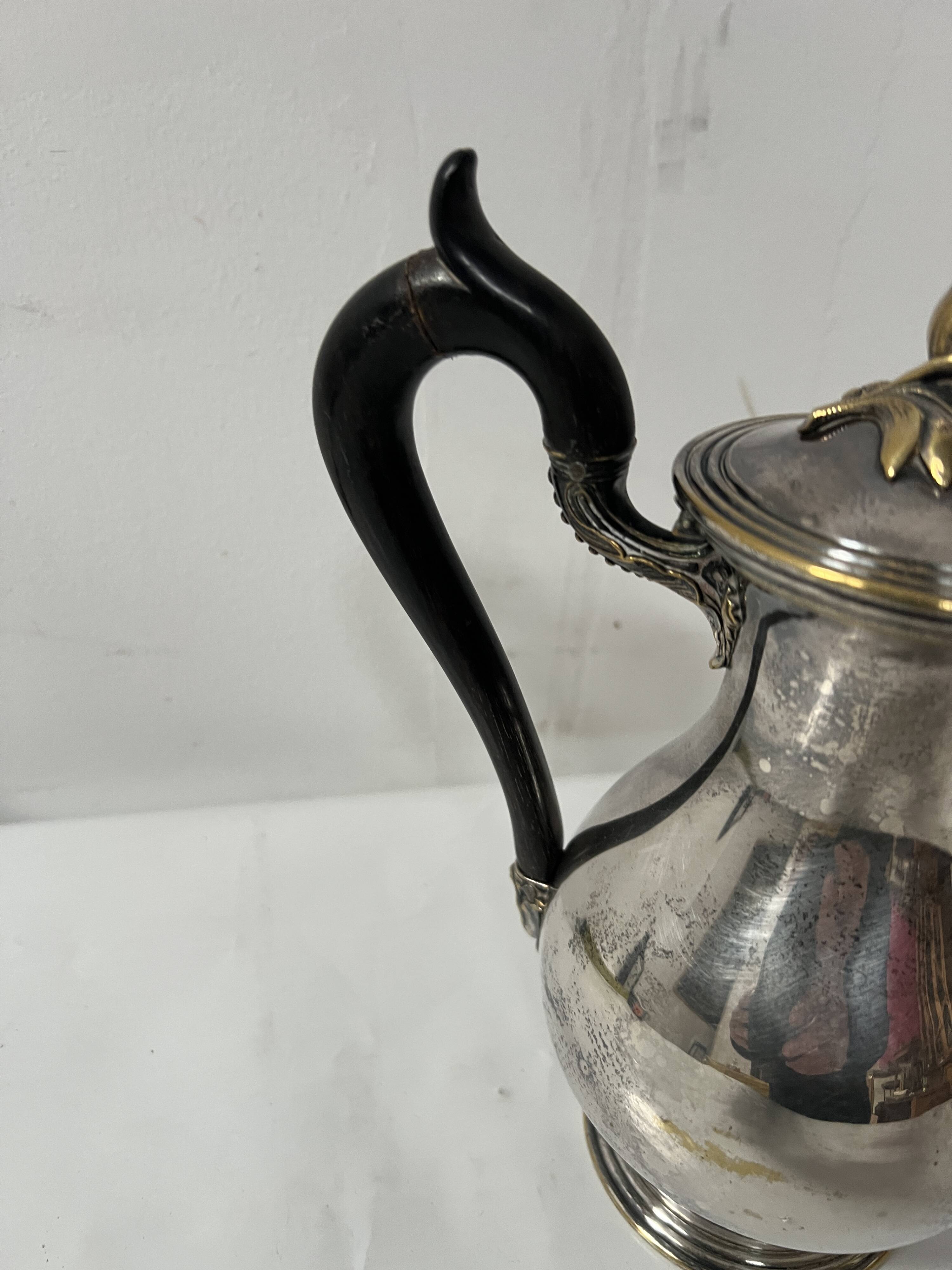 Silver-plated metal verseuse from the Christofle house, 20th century.