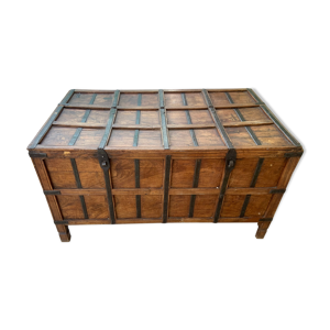 malle en bois bois balinais