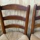 Set of 4 mulched chairs