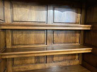 4-door walnut dresser