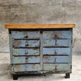 Industrial chest of drawers steel TV sideboard