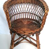 Wicker child chair