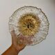 Vintage moulded glass wall or ceiling light globe