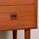 Danish teak chest of drawers or small sideboard, 3 large drawers, 1960.