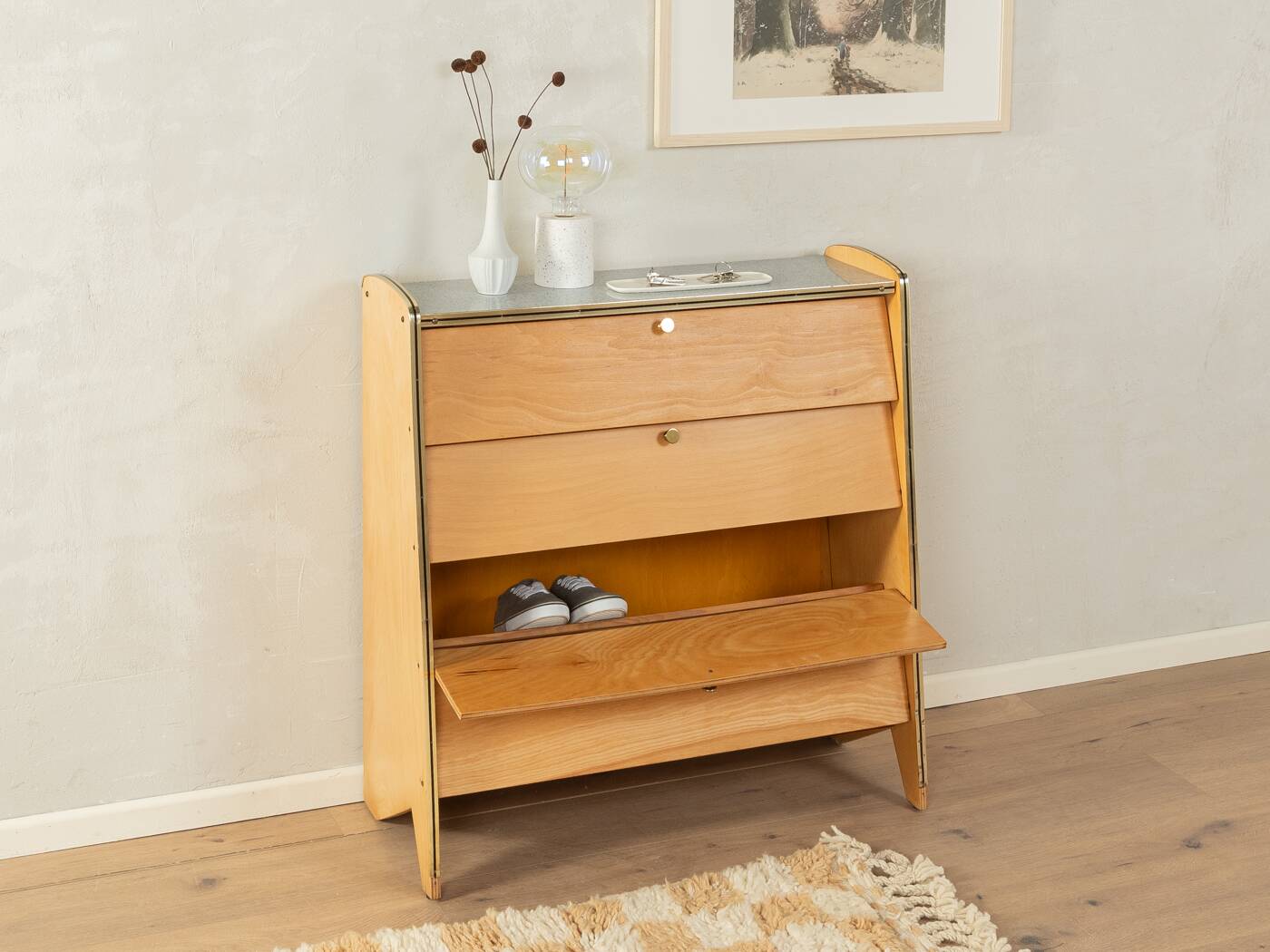 Meuble à chaussures des années 1950