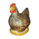 Terrine earthenware hen