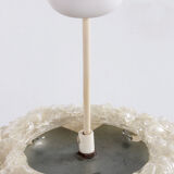 Vintage hanging lamp with coarse structure 1960 Germany