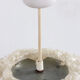 Vintage hanging lamp with coarse structure 1960 Germany
