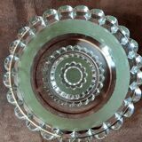 Vintage glass salad bowl