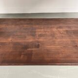 Small pine drapery table from the 1950s
